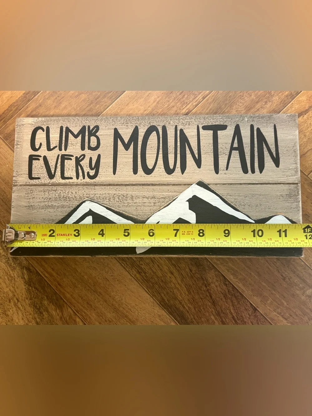 Climb Every Mountain wall decor